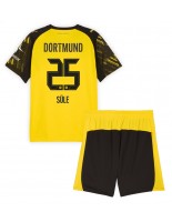 Borussia Dortmund Niklas Sule #25 Domácí dres pro děti 2025-26 Krátký Rukáv (+ trenýrky)